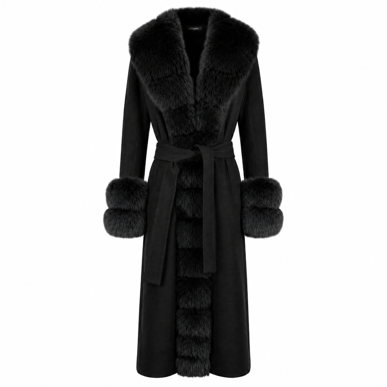 Loro Piana Tessuto Cappotto pelliccia