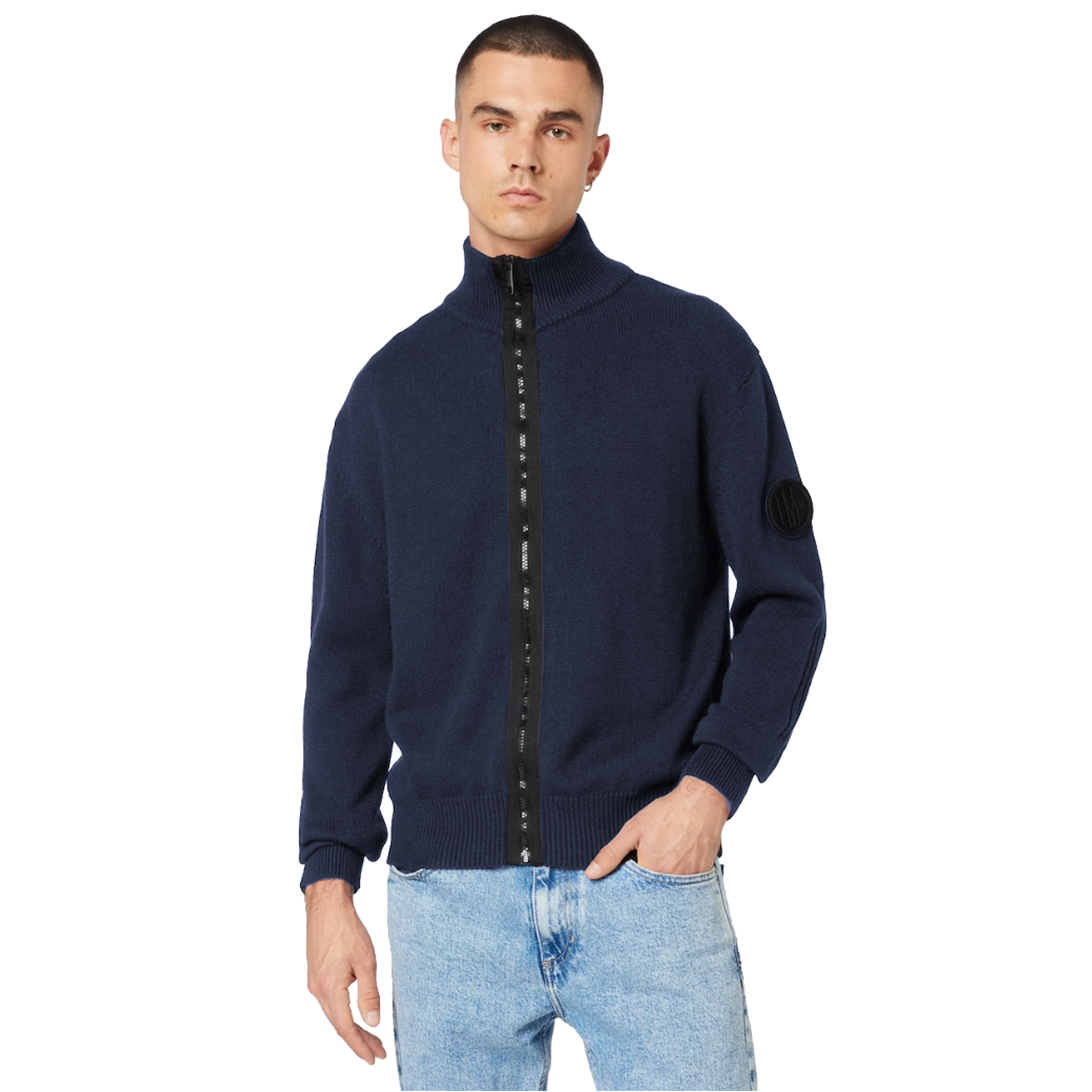 Man full zip sweater