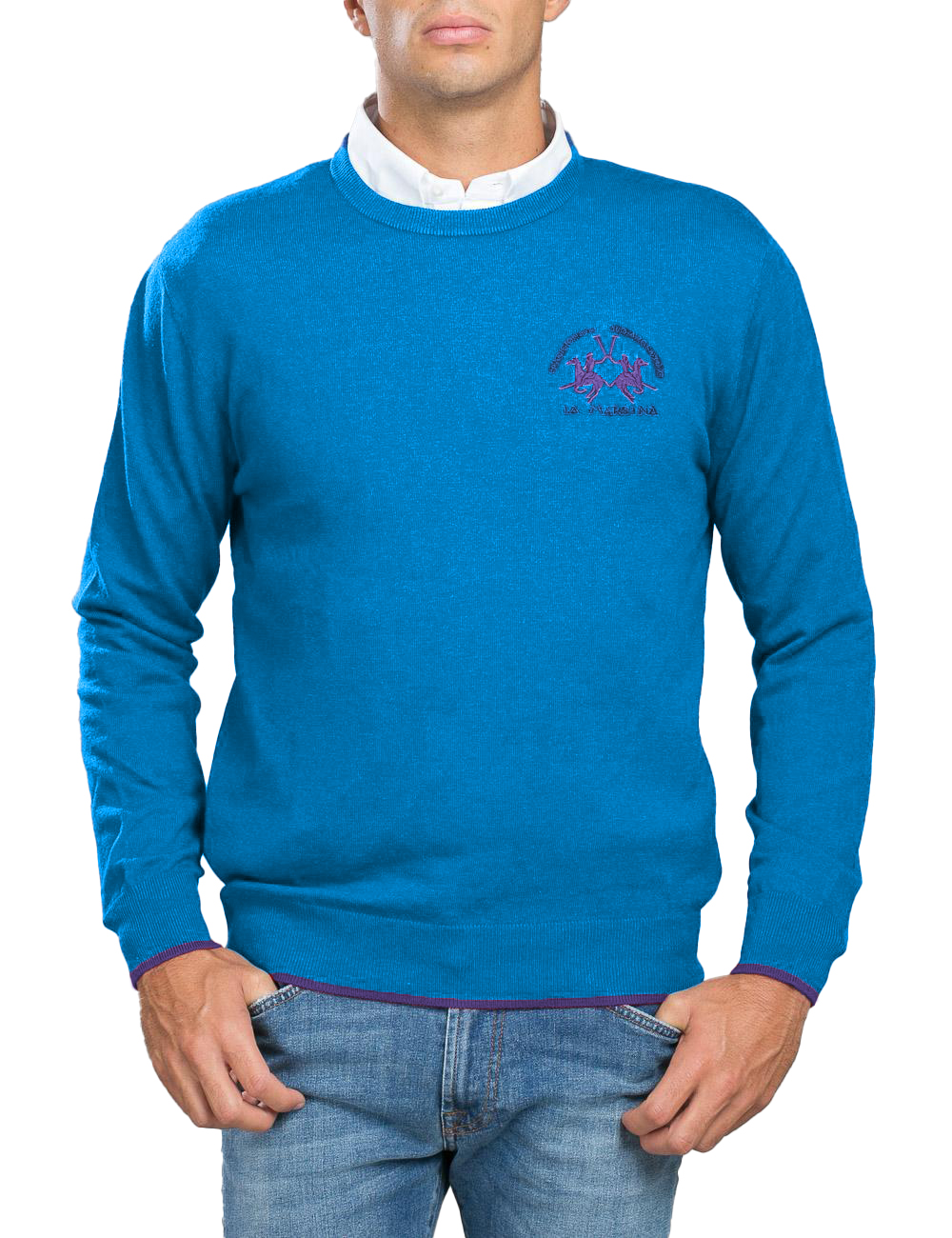 La Martina Man sweater crewneck lambscot