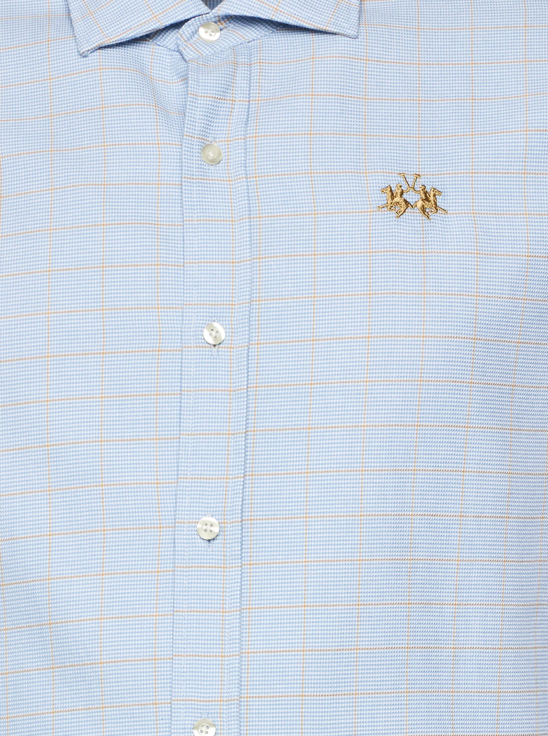 Man shirt dobby poplin