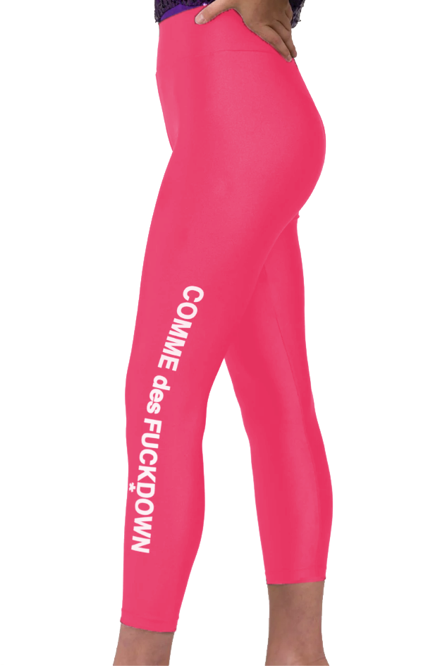 Leggings lycra rosa