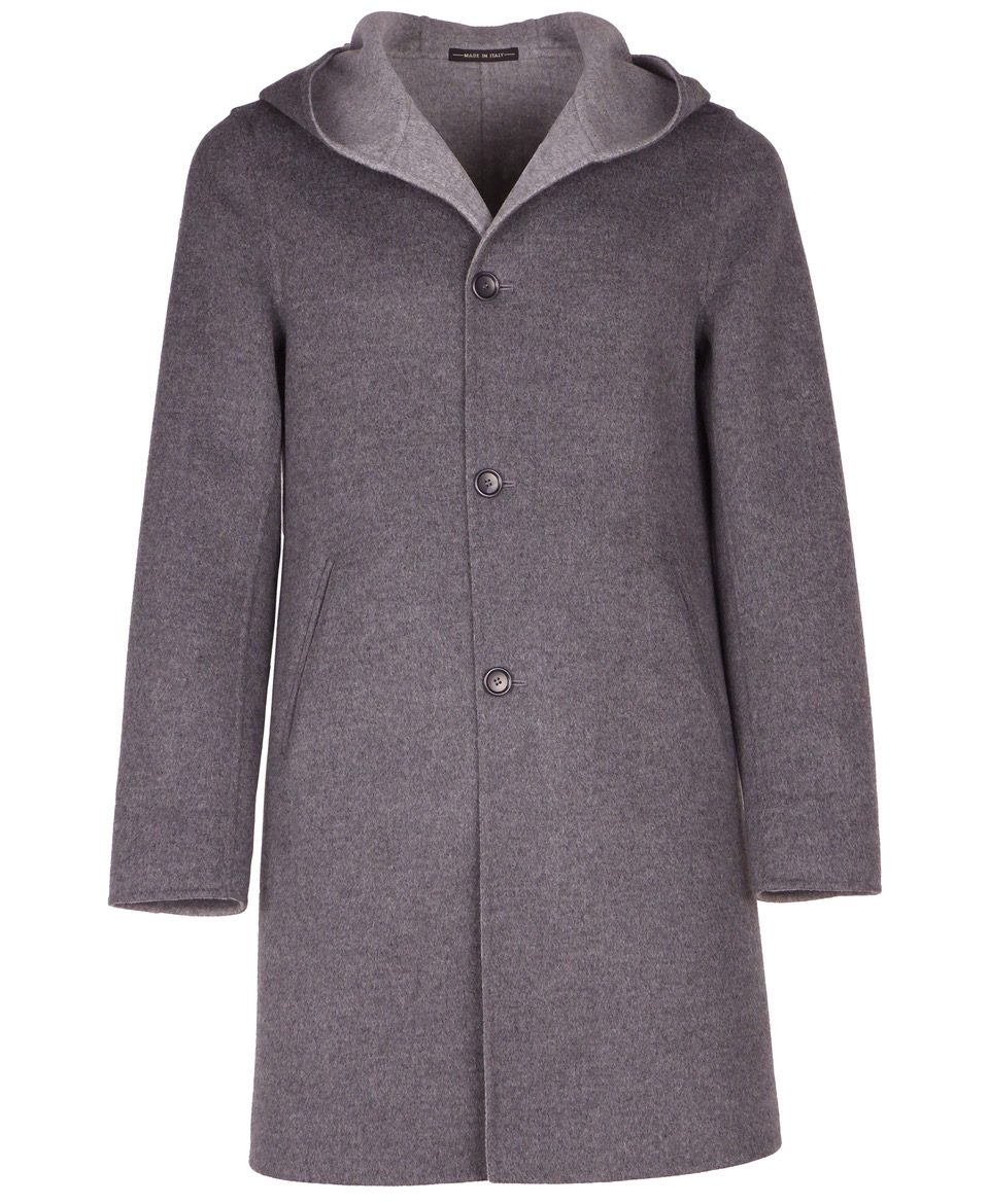 Loro Piana Tessuto Cappotto capolavoro grigio melange