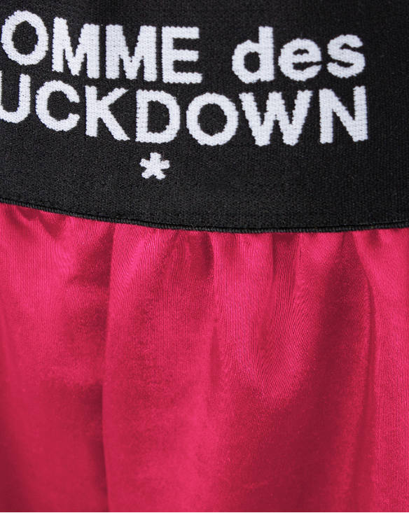 Shorts in raso fuxia