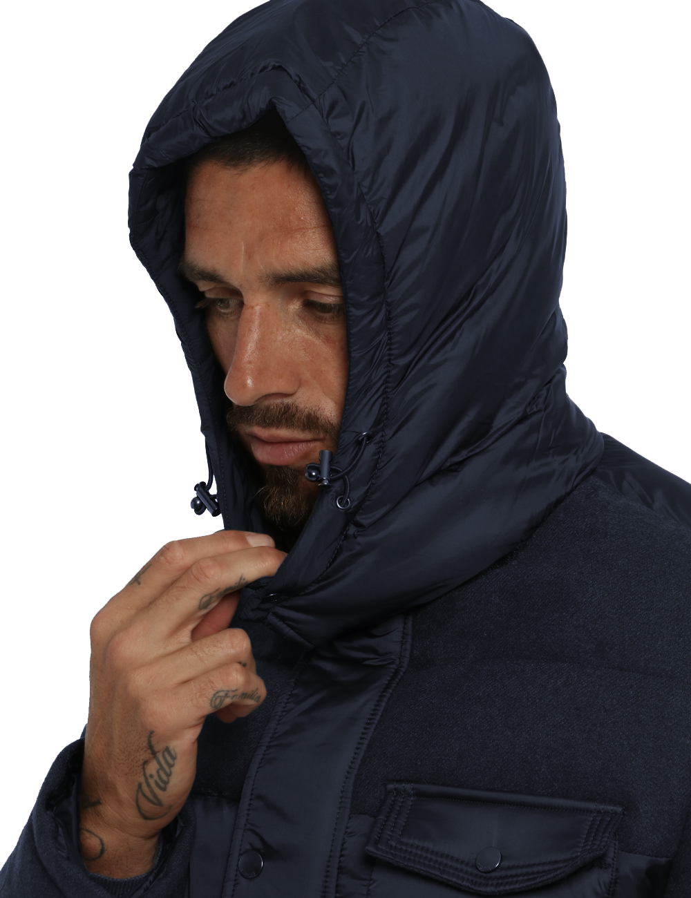 Piumino blu