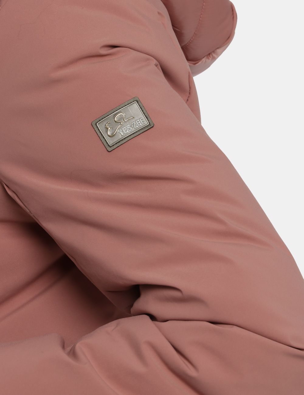 Piumino corto rosa