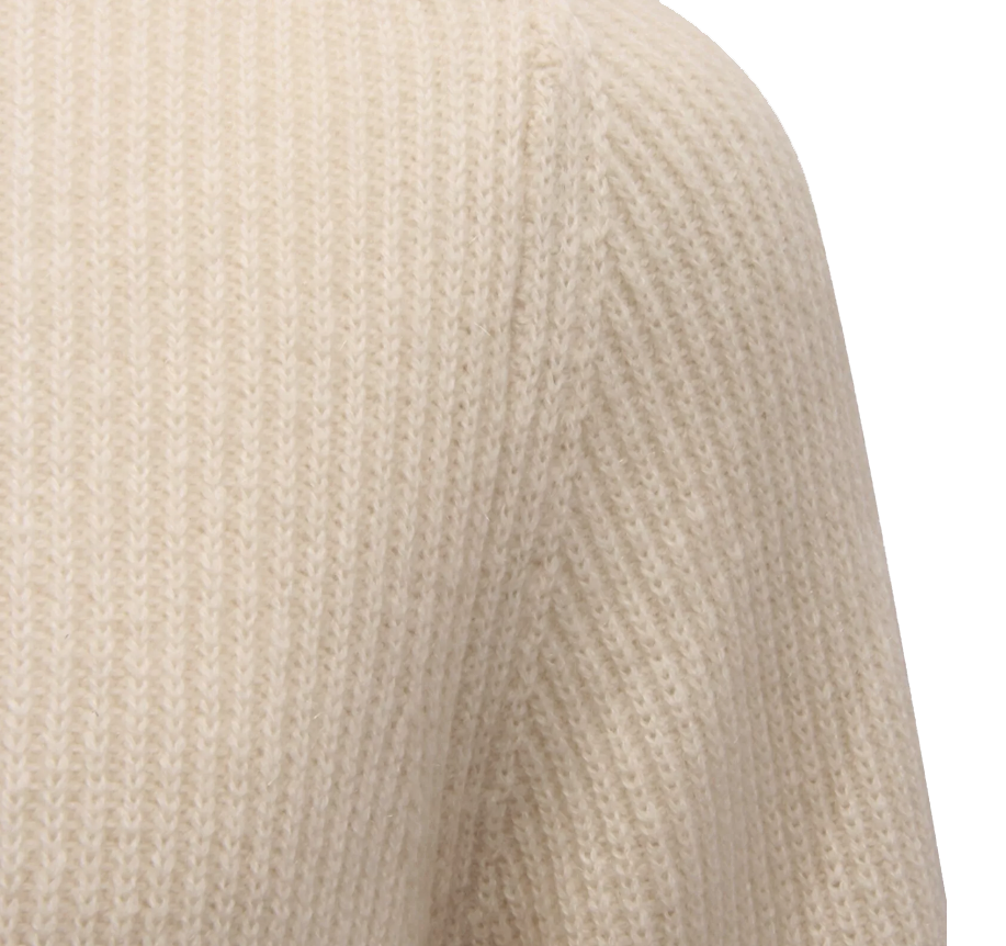Maglia dolcevita bianca