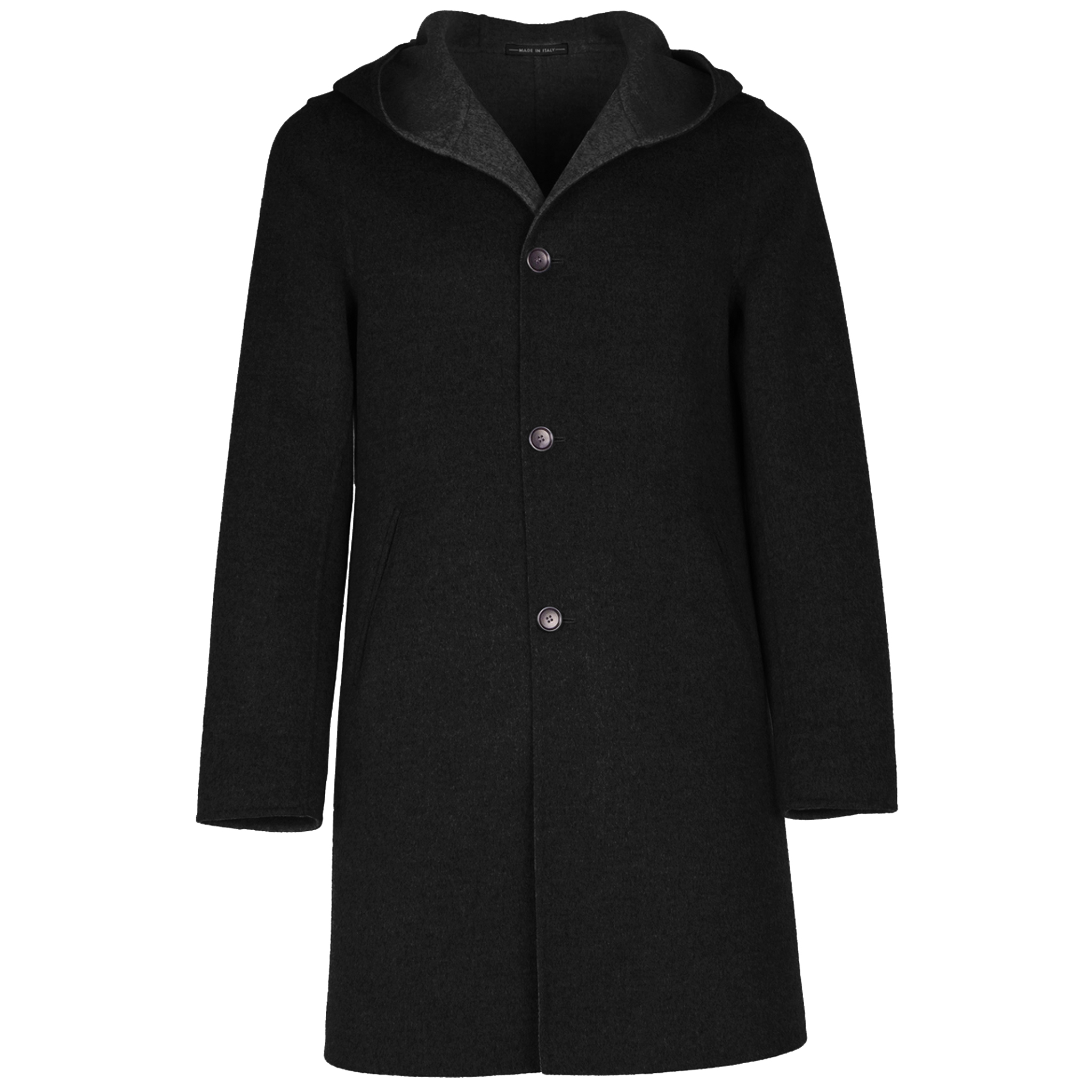 Loro Piana Tessuto Cappotto capolavoro nero