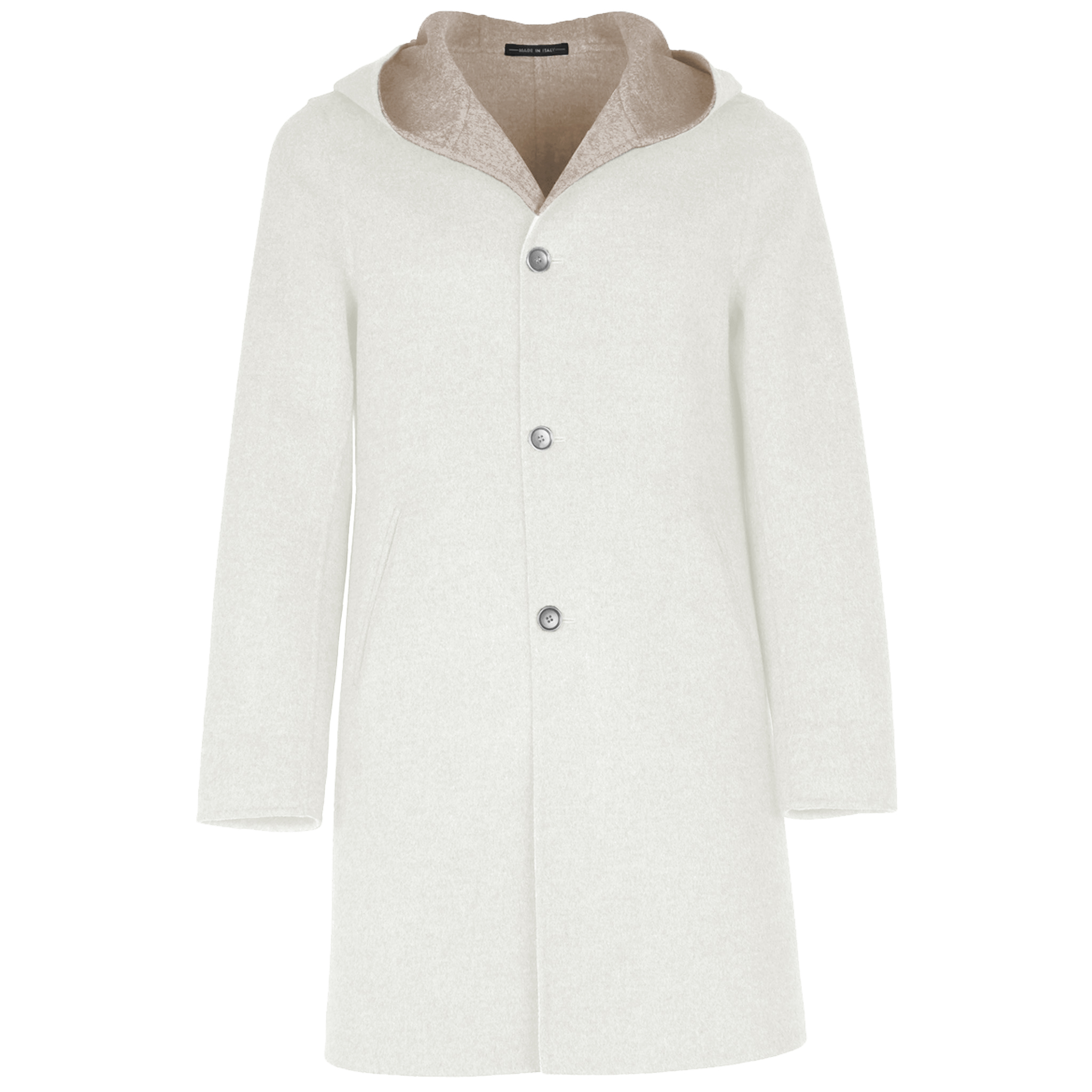Loro Piana Tessuto Cappotto capolavoro bianco