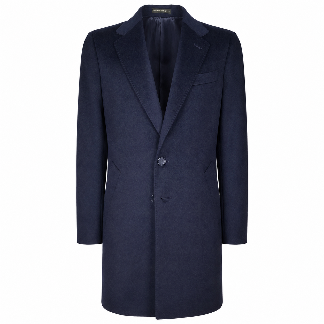 Loro Piana Tessuto Cappotto capolavoro blu notte