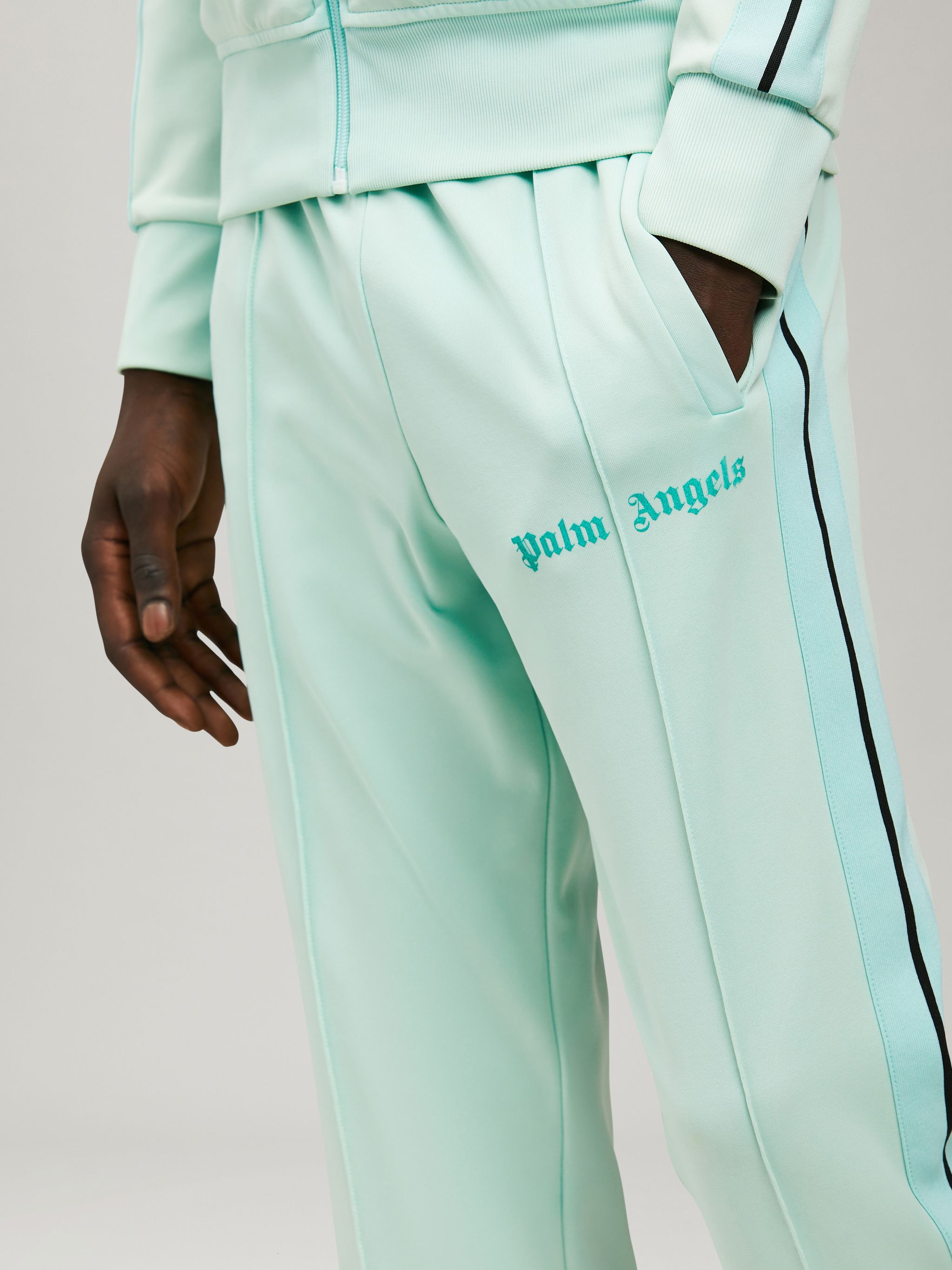 Track pants fluo green