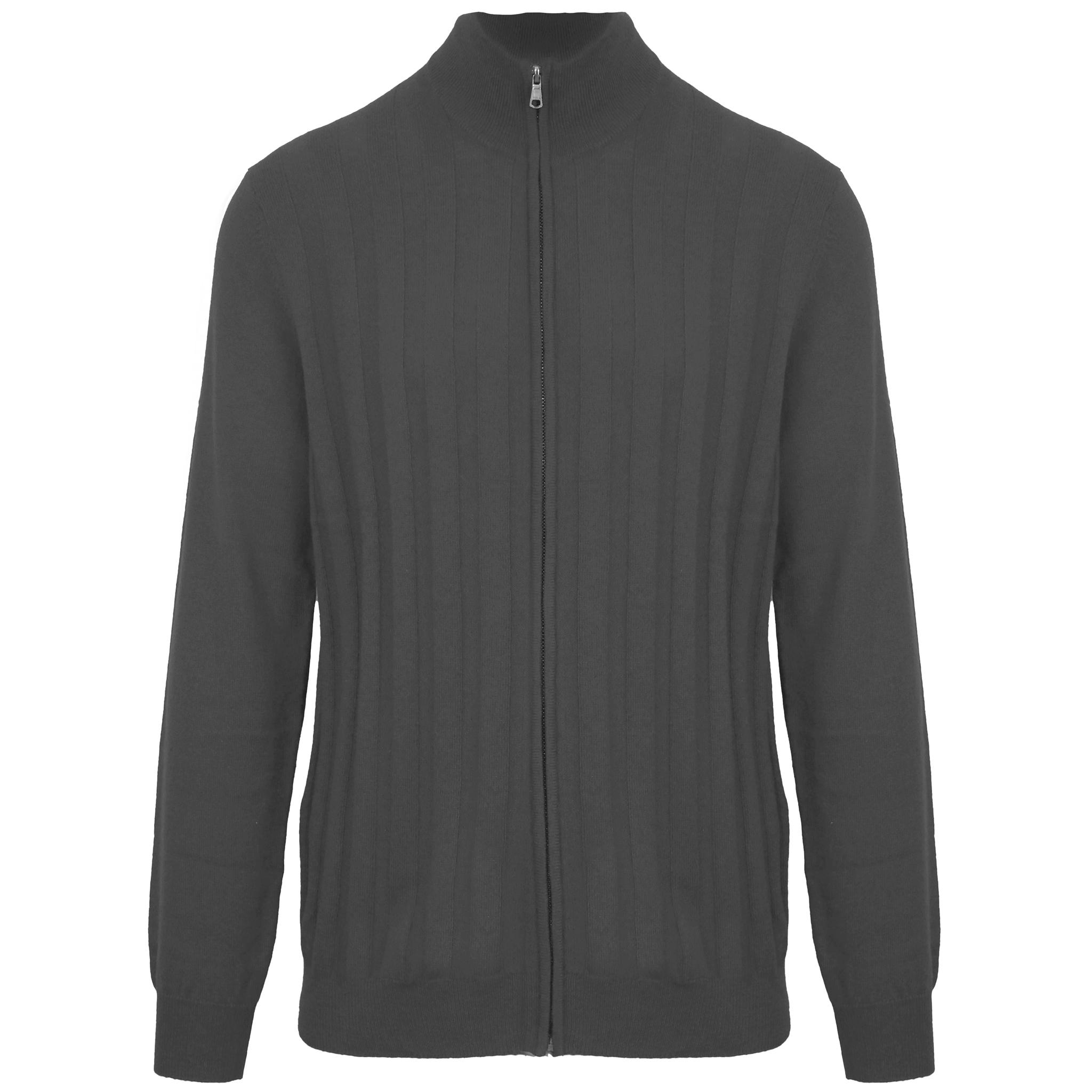 Malo Cardigan zip antracite
