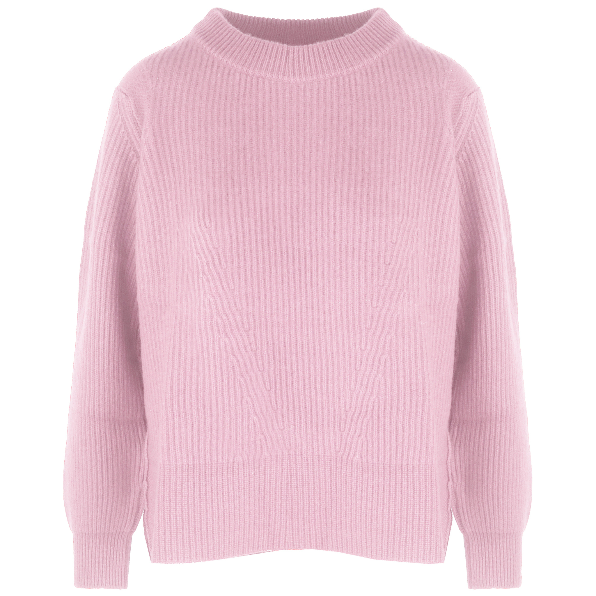 Malo Girocollo cashmere malva