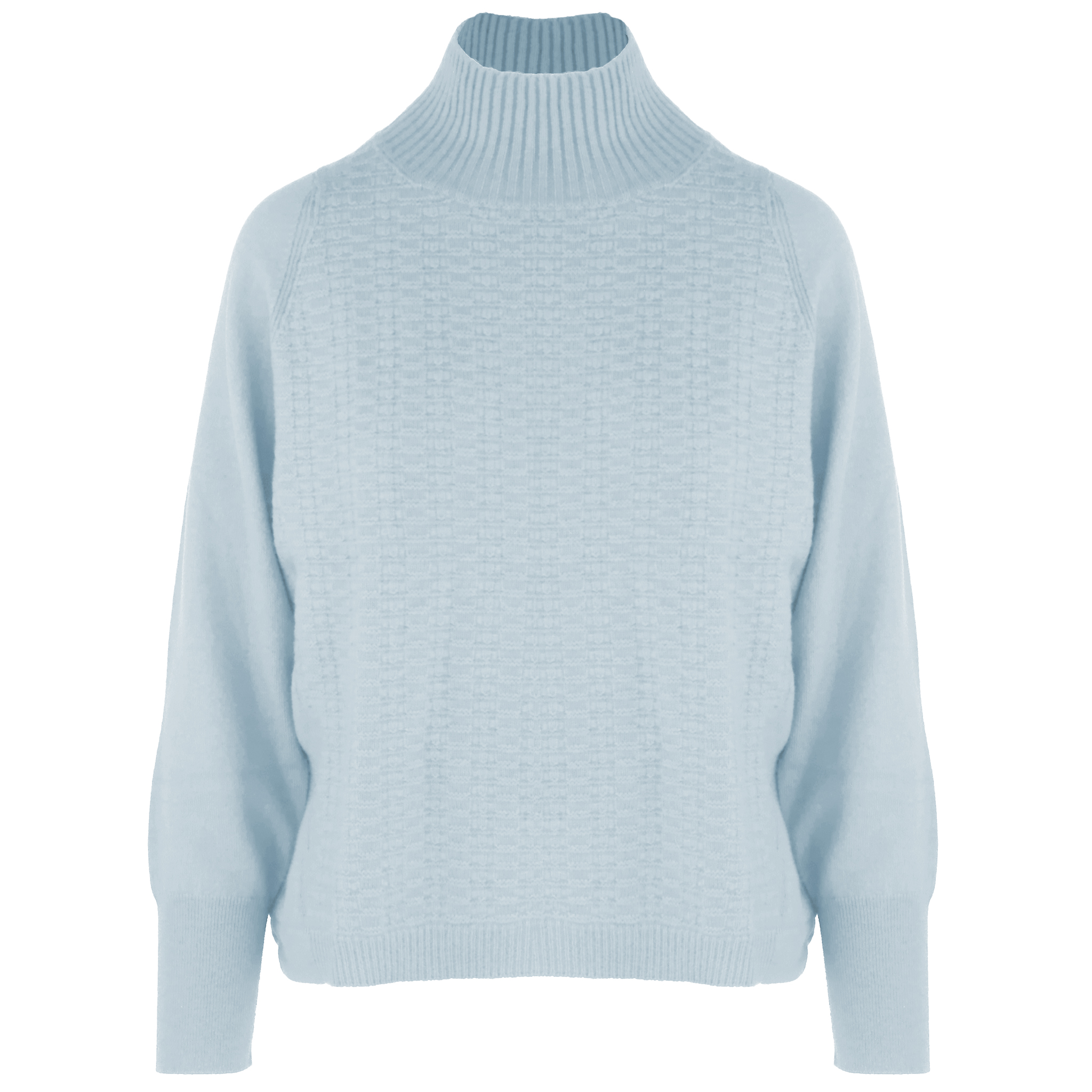 Malo Collo alto cashmere acqua
