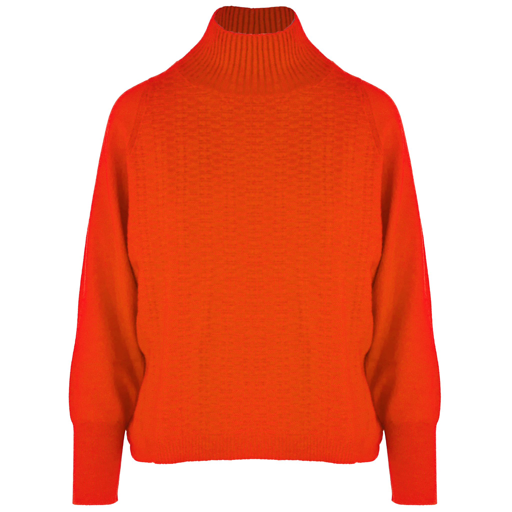 Malo Collo alto cashmere brick