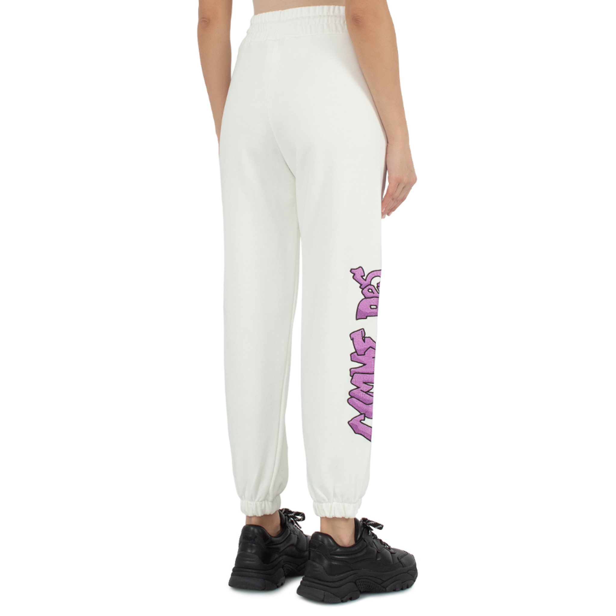 Pantaloni felpa ricamo