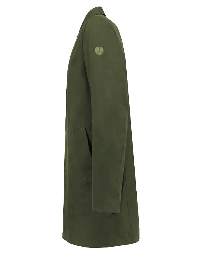 Trench toshiro verde
