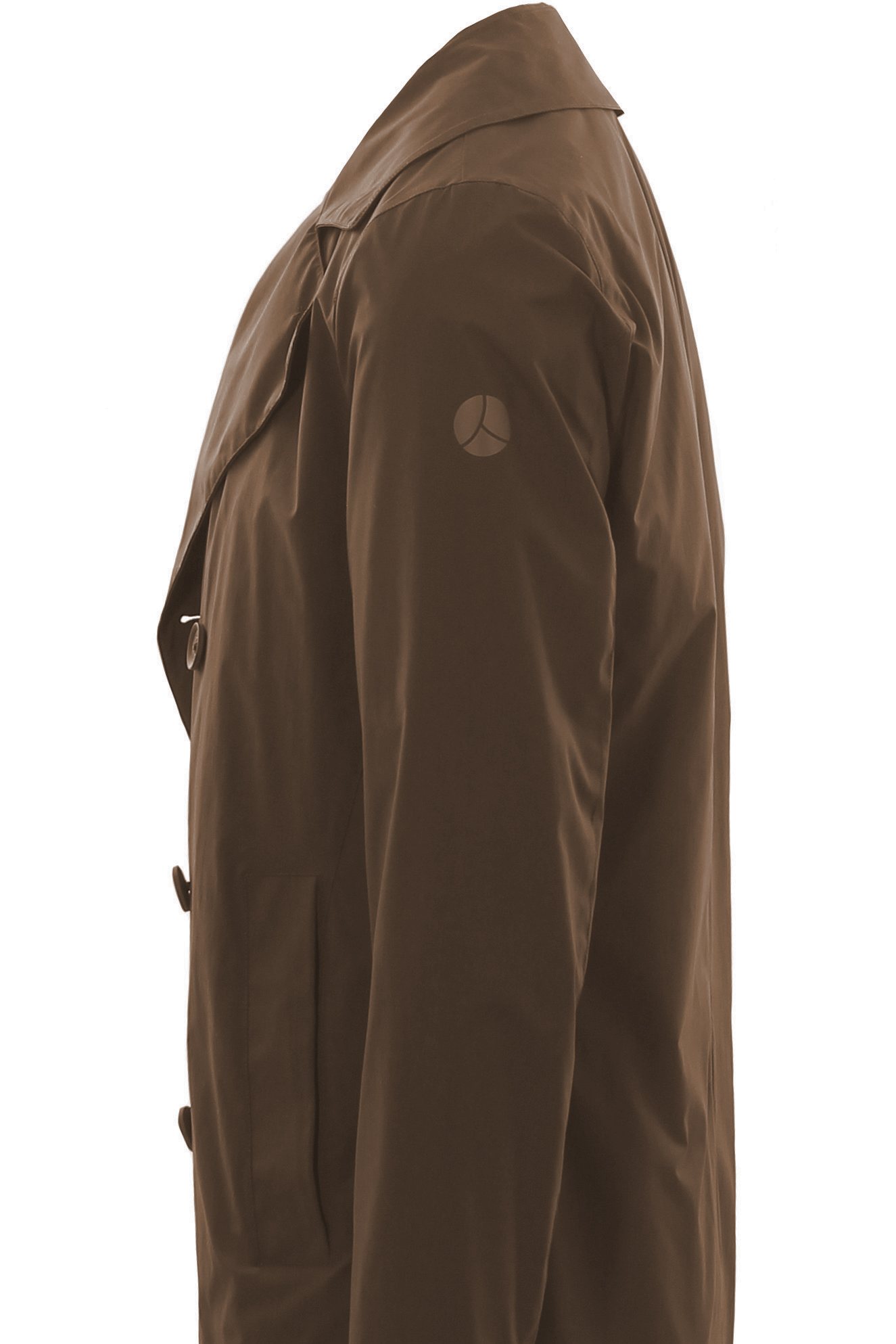 Trench teshio marrone