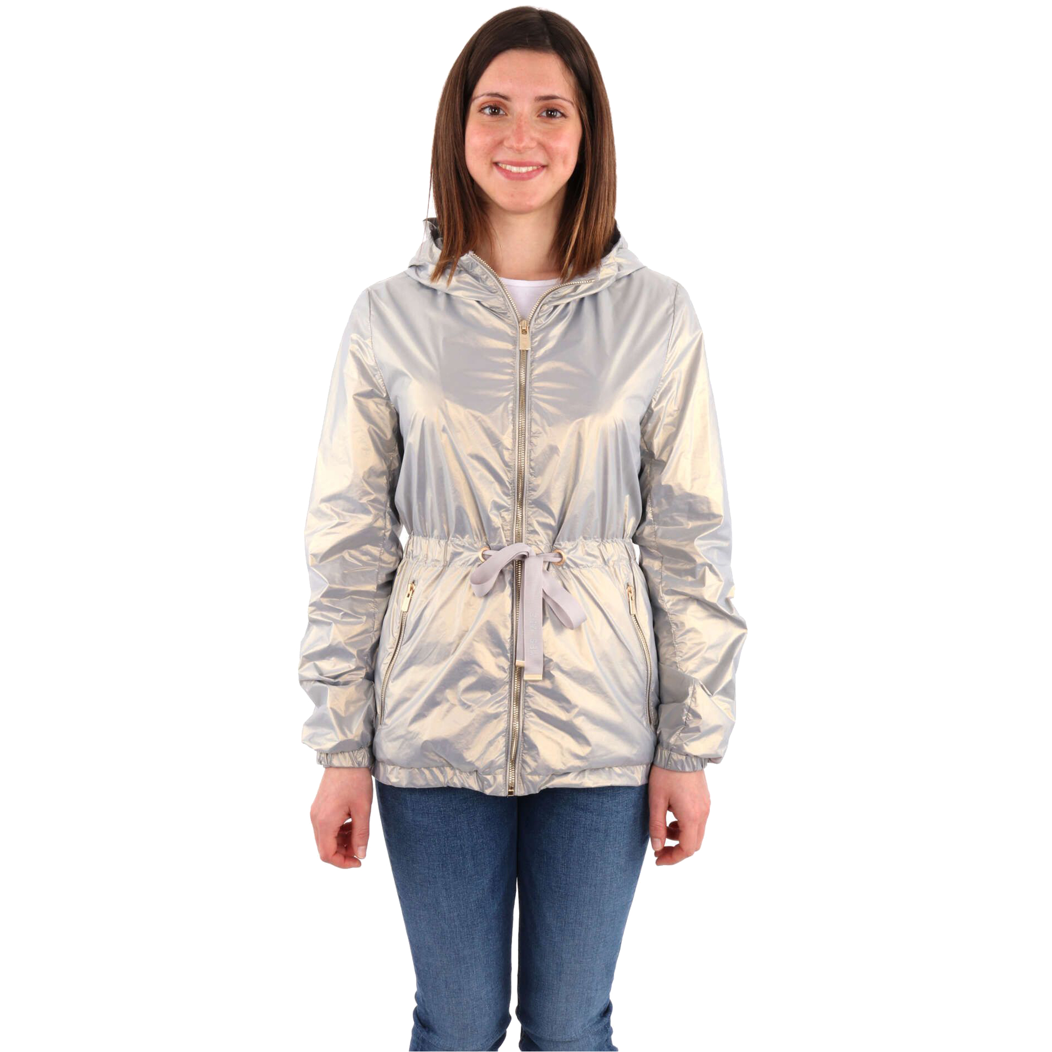 Yes Zee K-way nylon silver