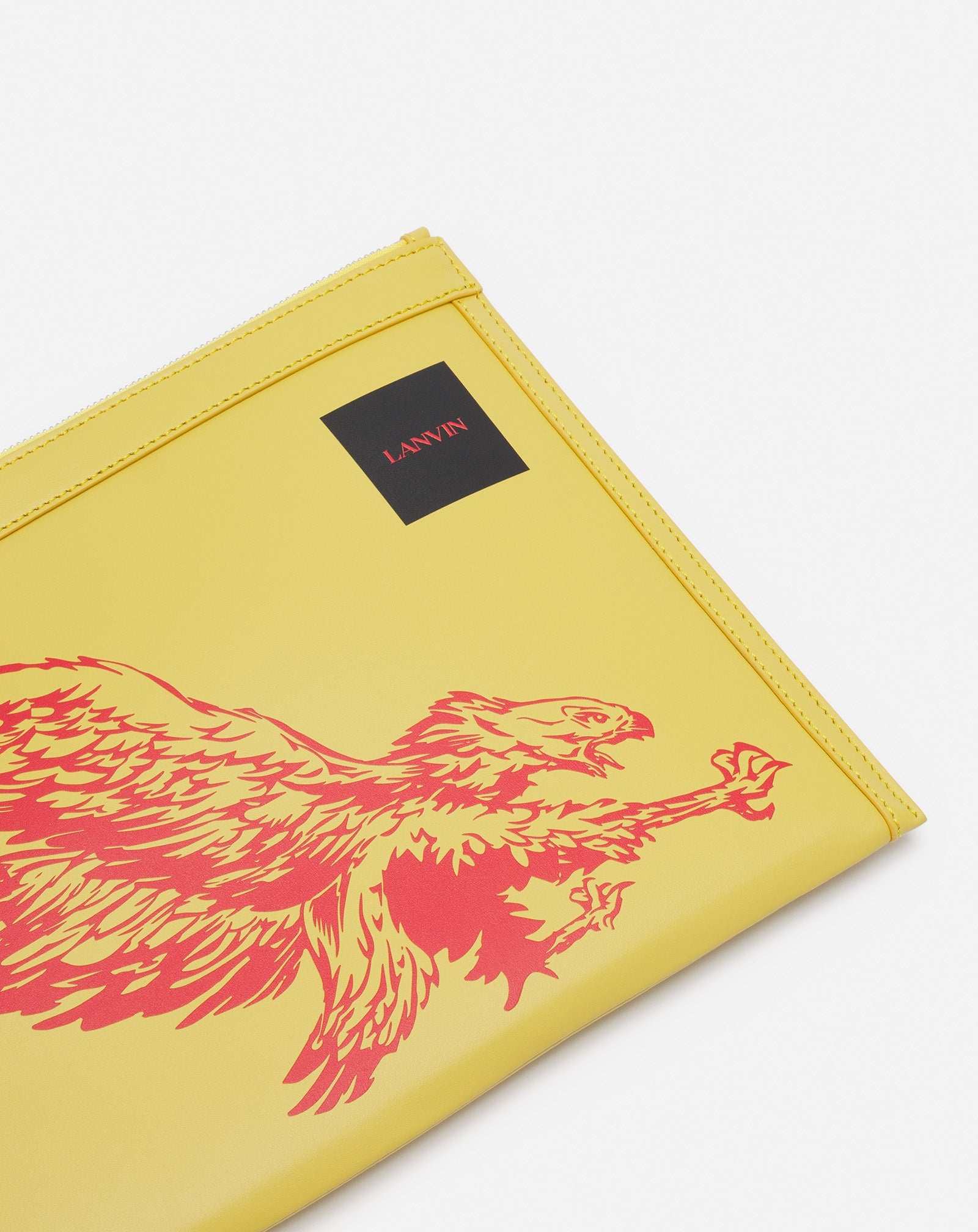 Pouch giallo Lanvin
