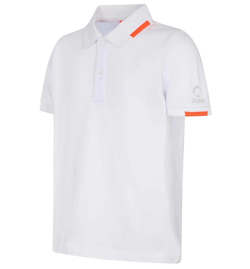 Suns Federico tag polo bianca