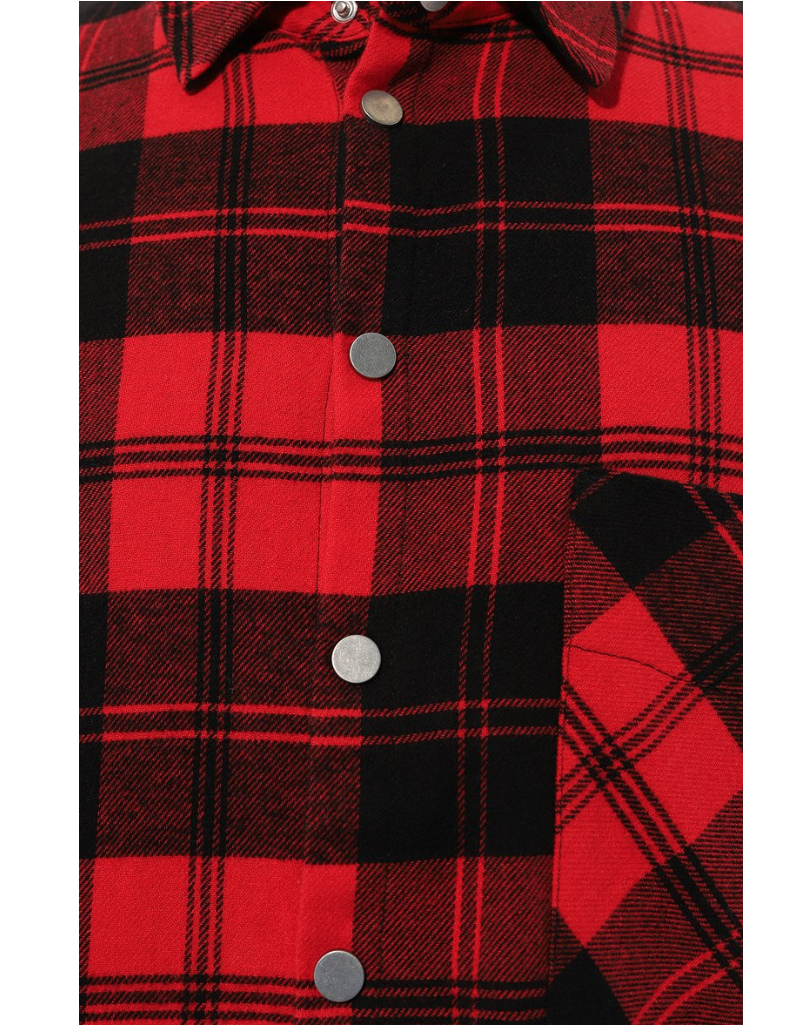 Giacca scozzese rossa