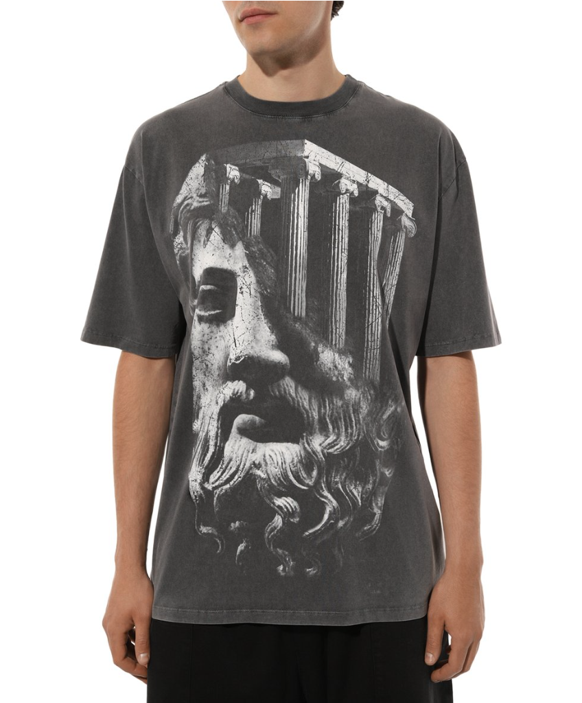 T-shirt stampa greca