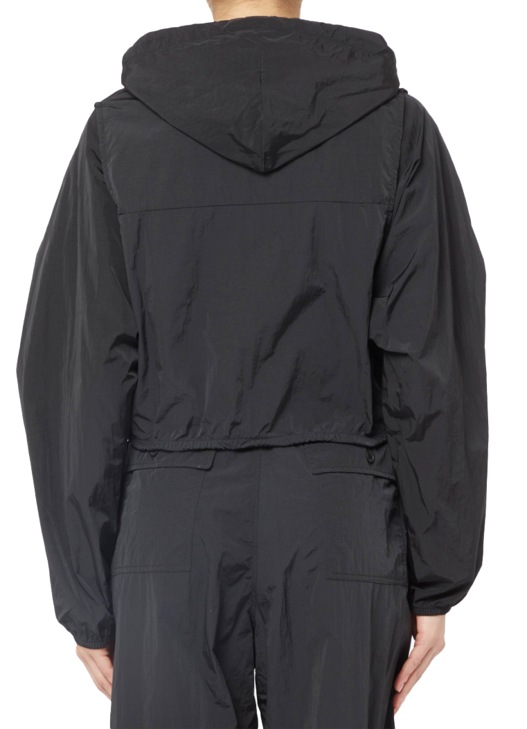 Giubbino nylon nero