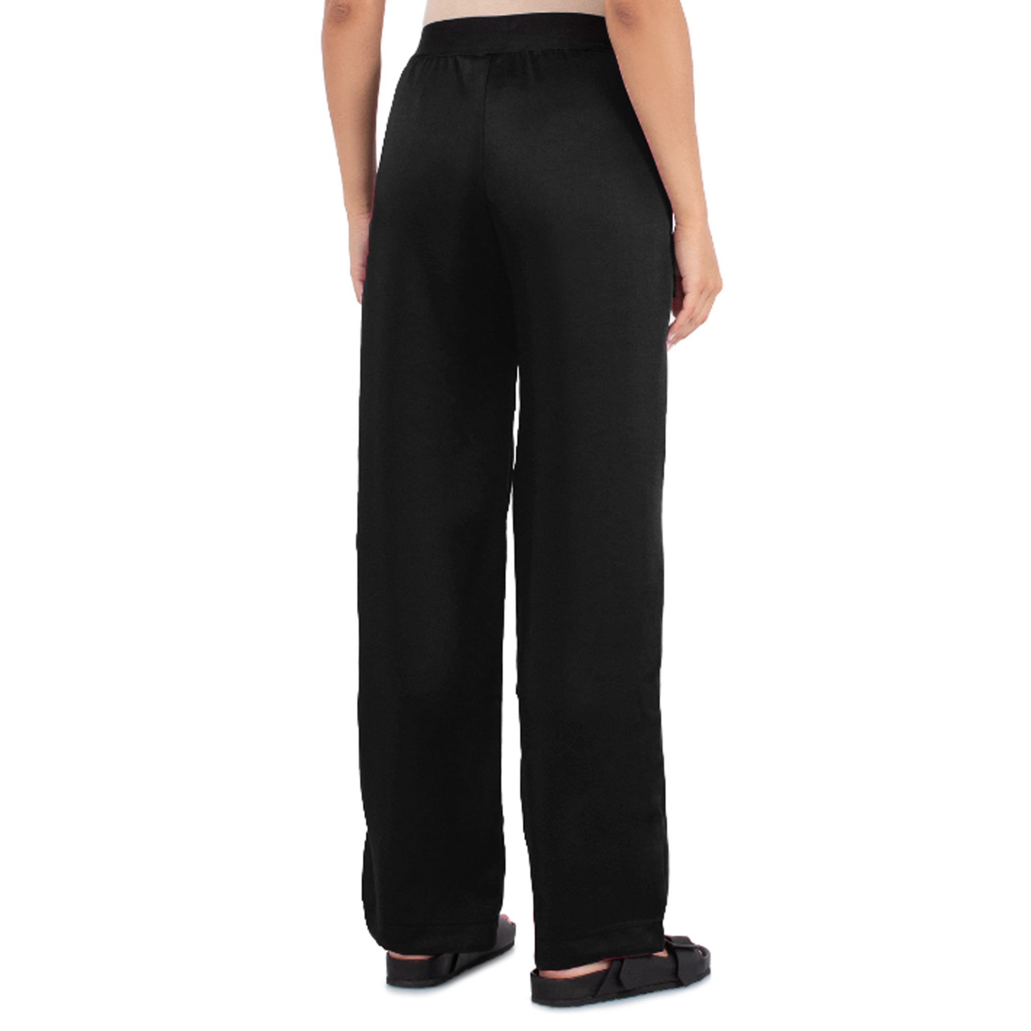 Pantaloni in raso neri