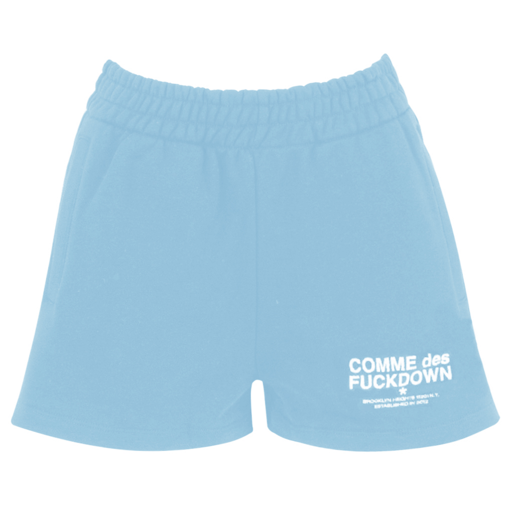 Shorts cotone azzurro