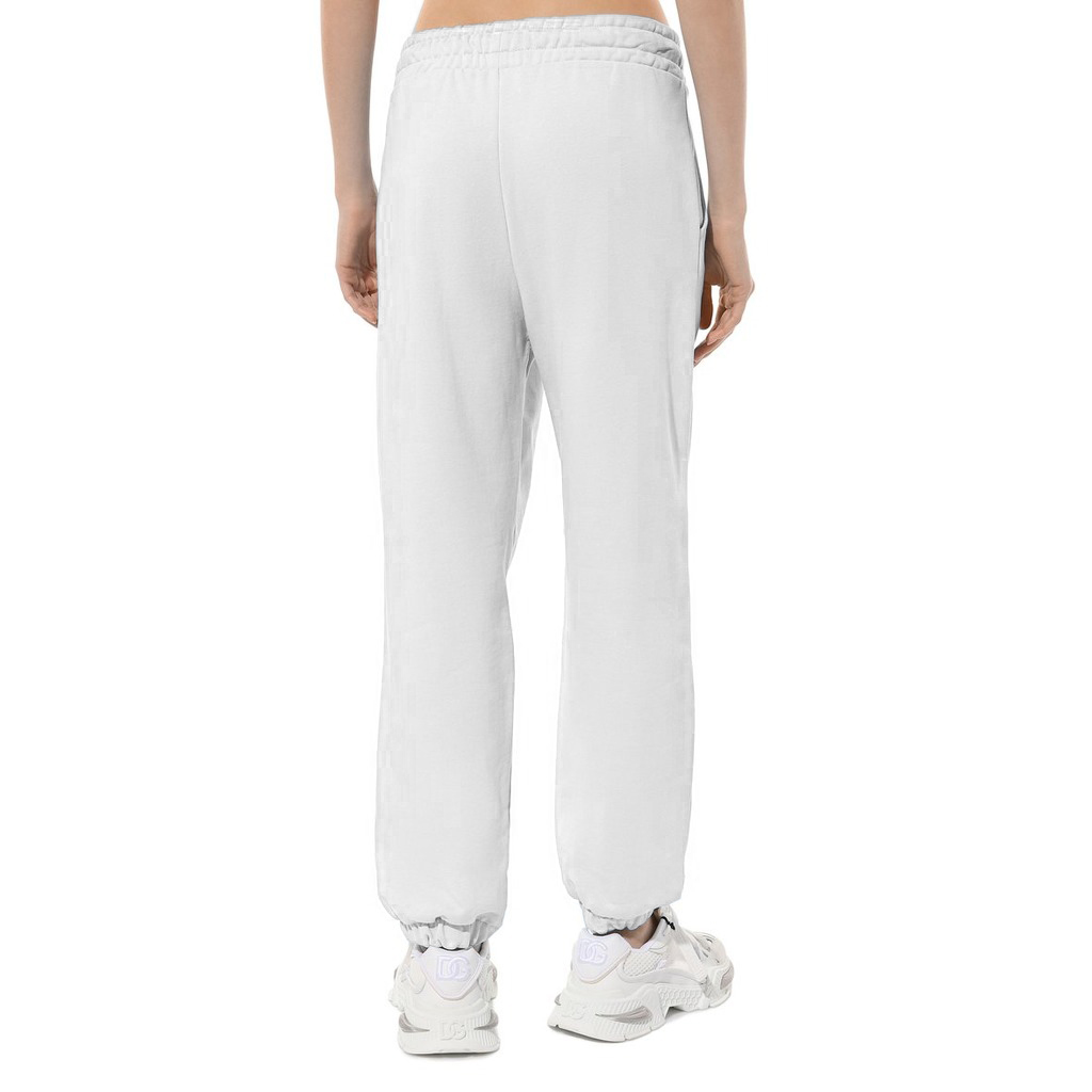 Pantaloni felpa bianchi
