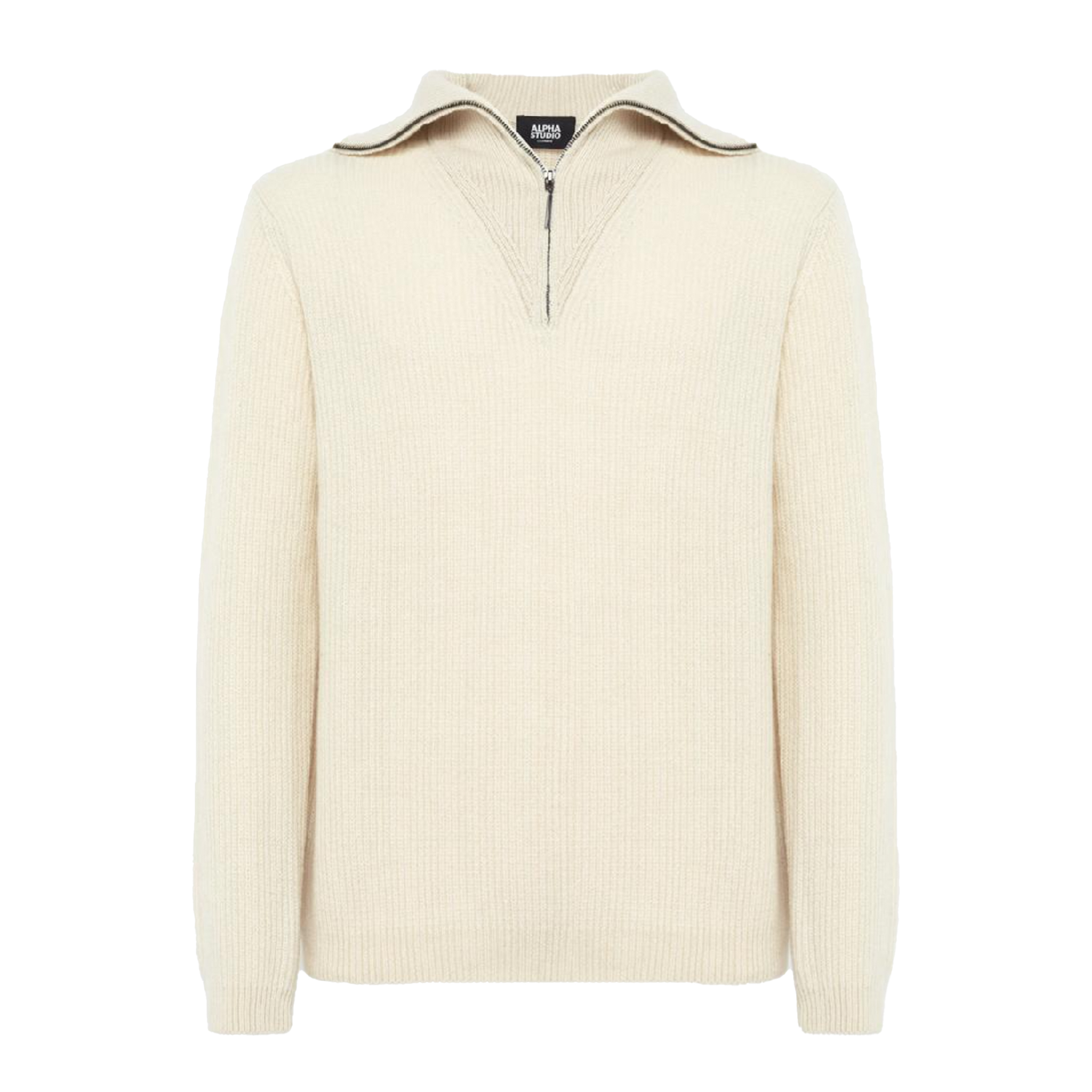 Alpha Studio Brioches turtleneck sweater