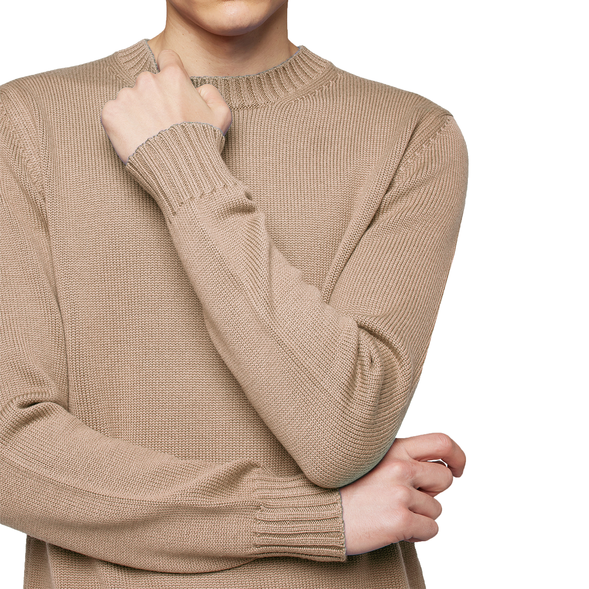Crewneck longsleeve cashmere