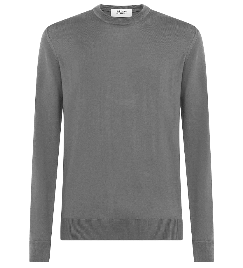 Alpha Studio Girocollo m/l flanella