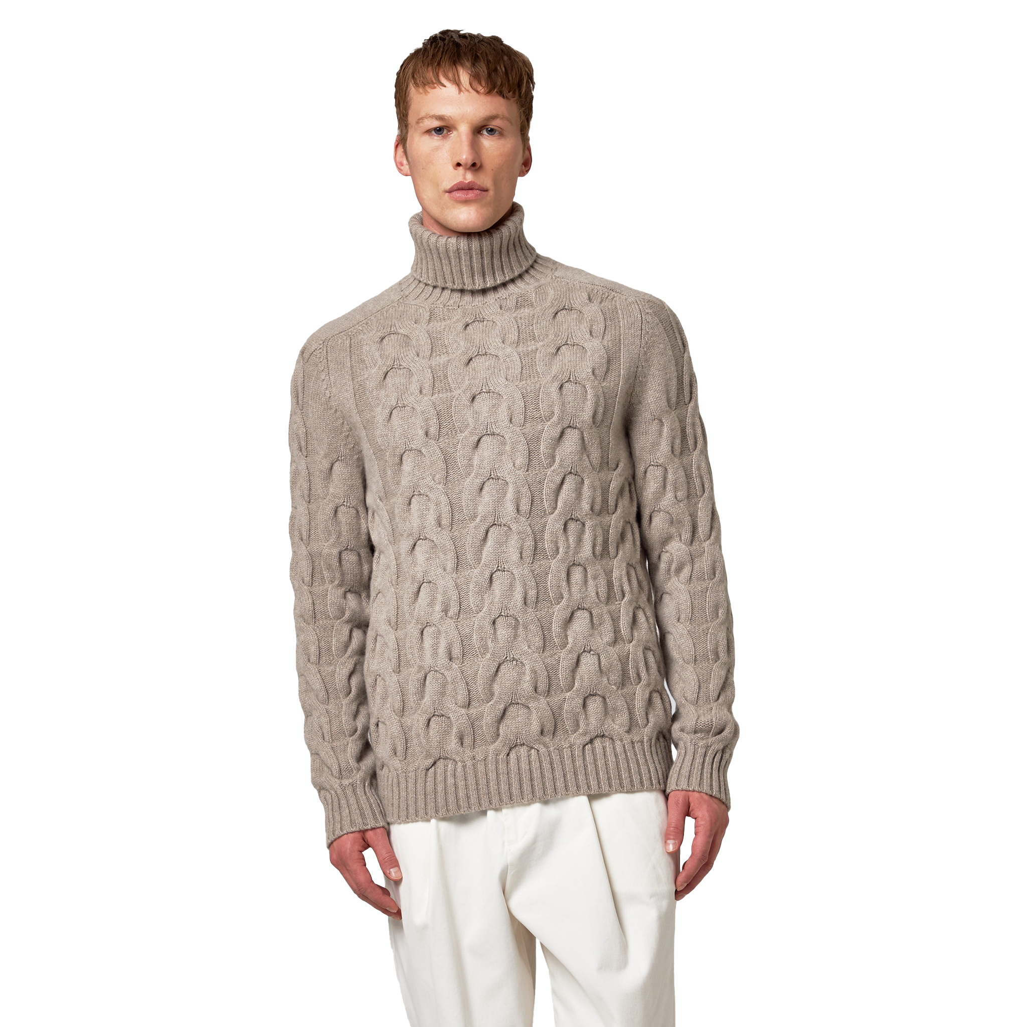 Alpha Studio Ciclista trecce cashmere