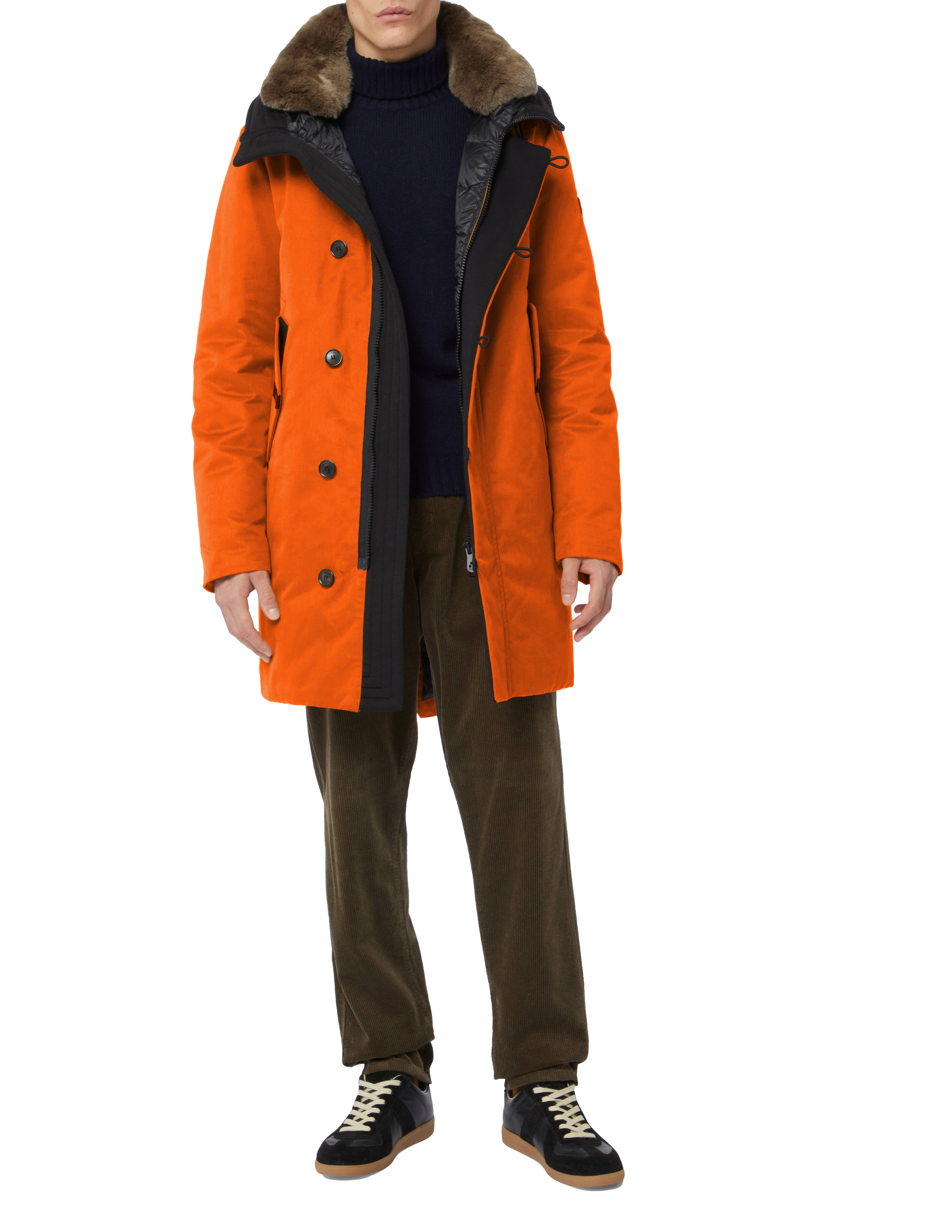 Parka kasa arancio