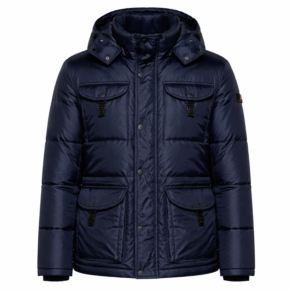 Field jacket in taffetà