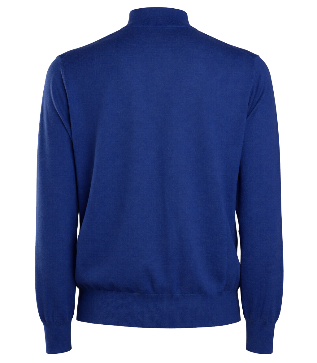 Cardigan finezza 16 bluette