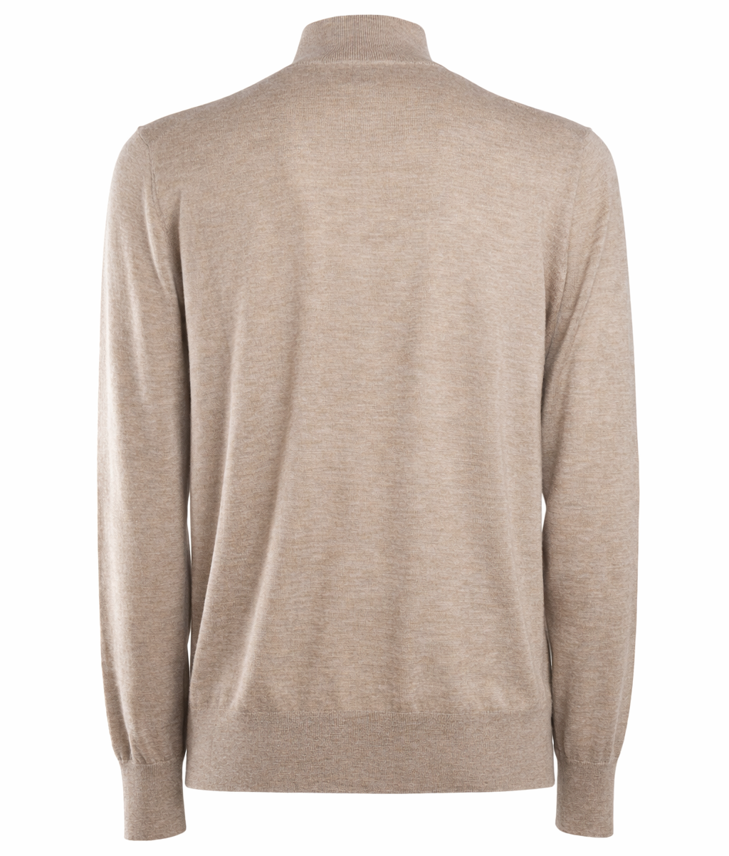 Cardigan finezza 16 beige