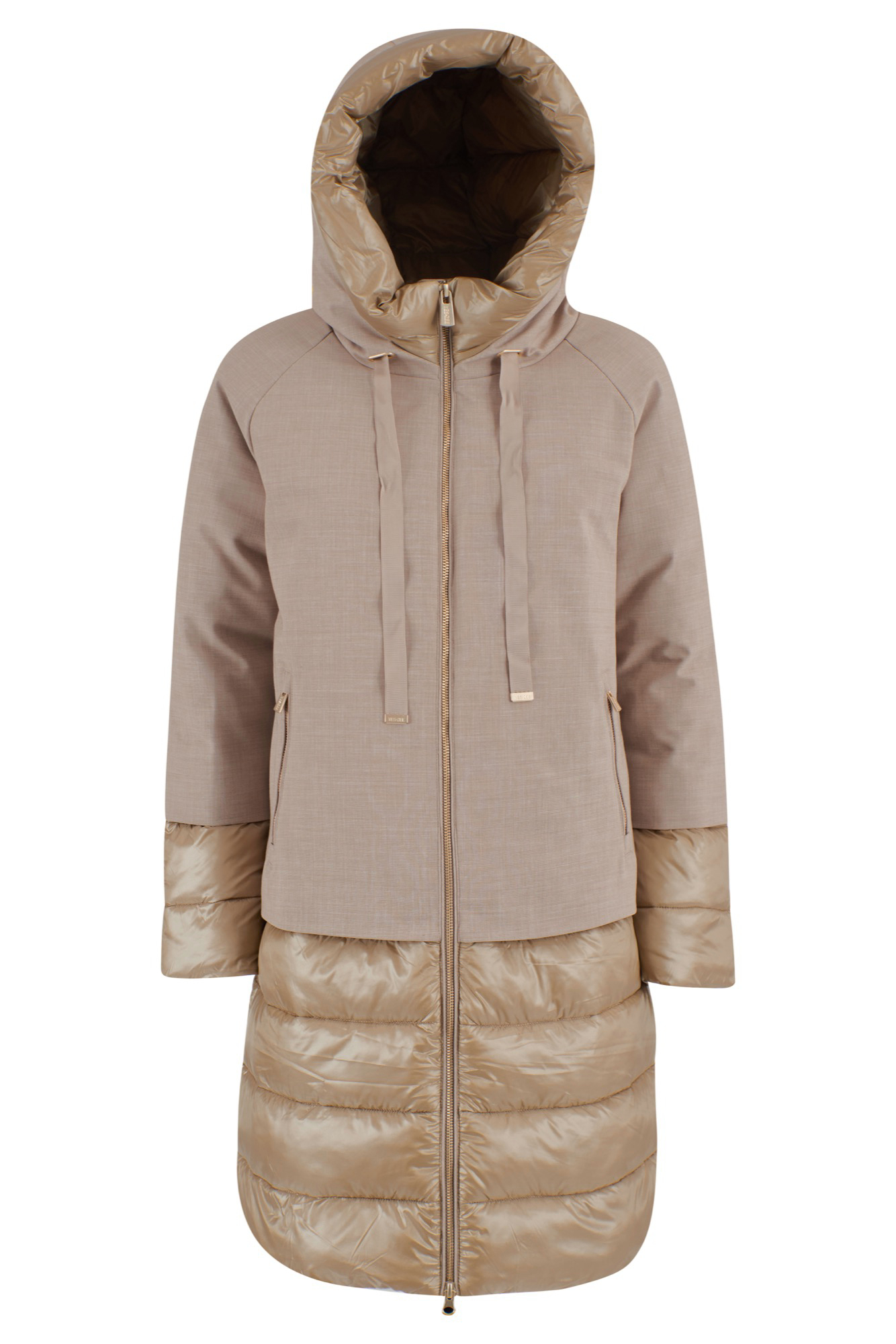 Yes Zee Piumino tessuto beige