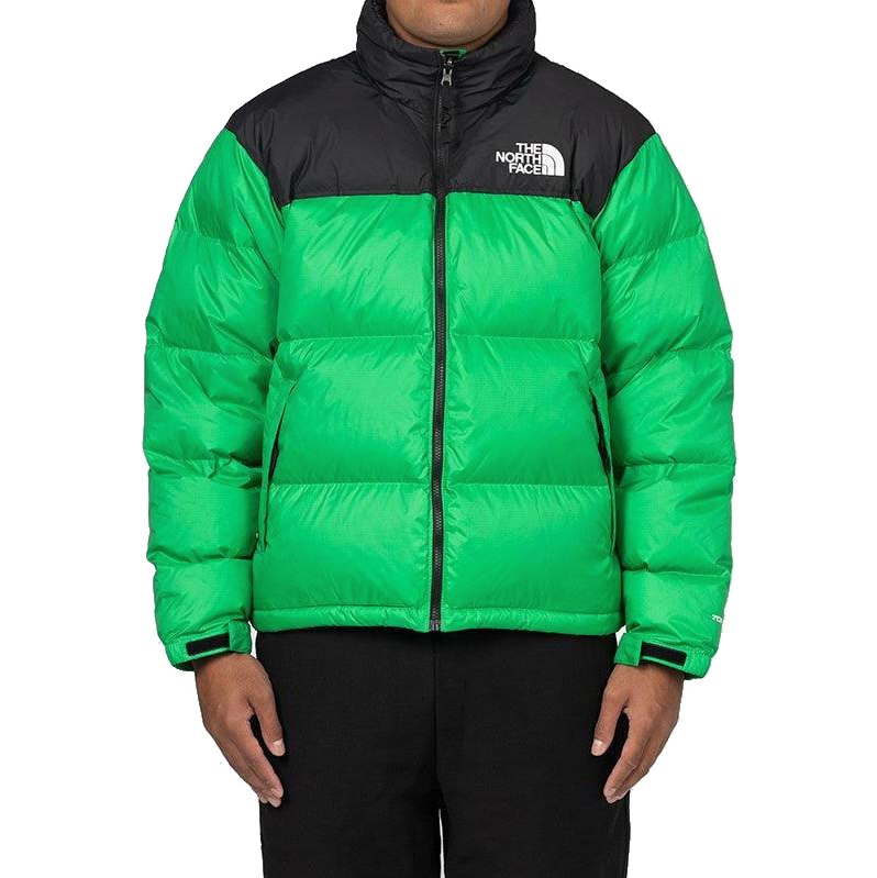 96 retro nuptse jkt optic emerald