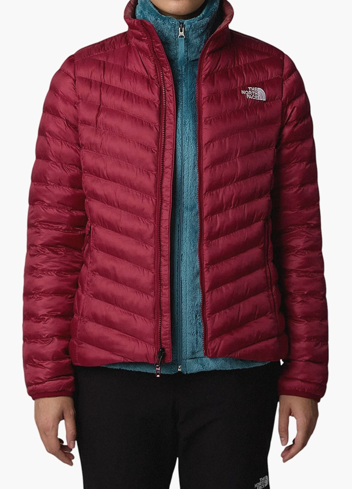 Huila synth jacket beetroot