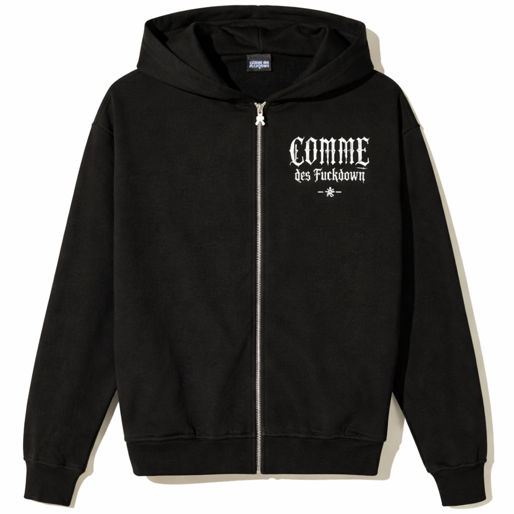 Comme Des Fuckdown Felpa all-zip cappuccio