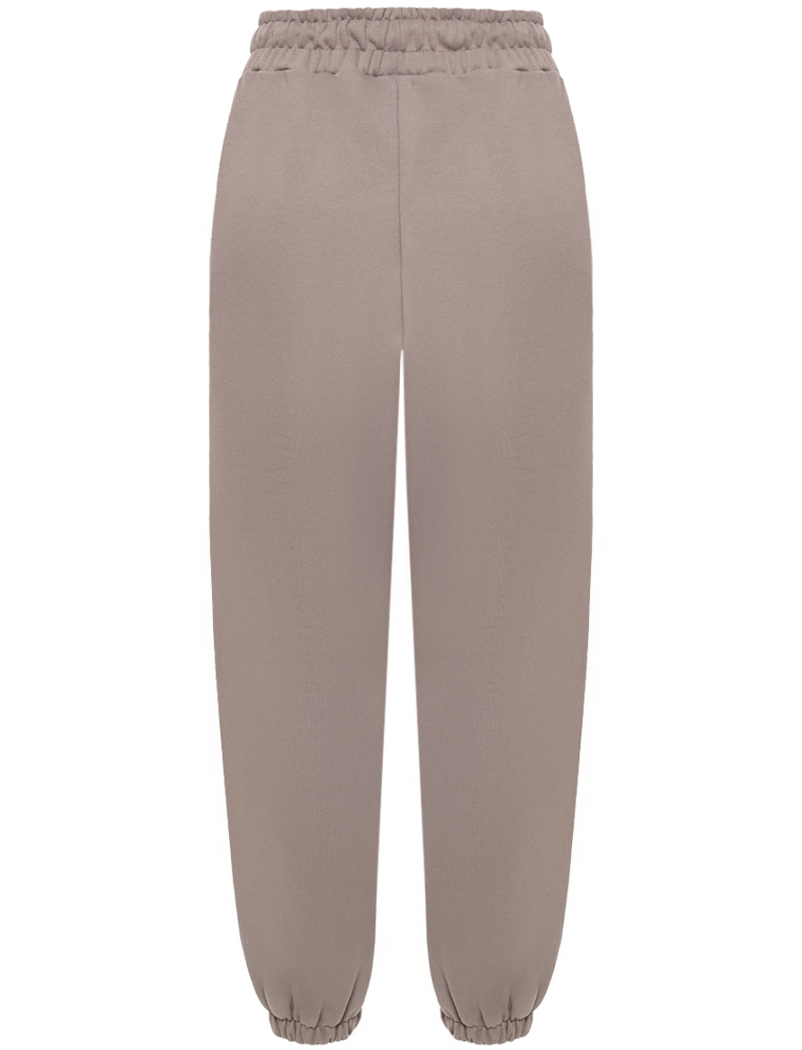 Pantaloni felpa logo ricamo