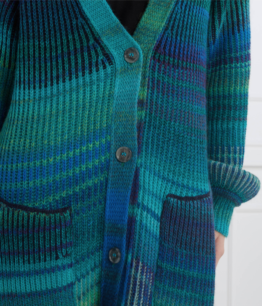 Abito cardigan scollo V