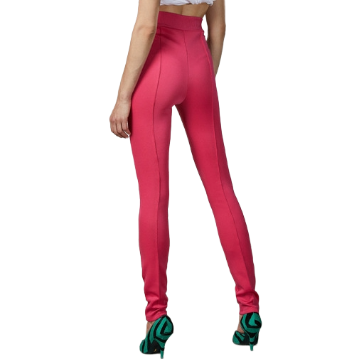 Pantaloni elasticizzati fucsia