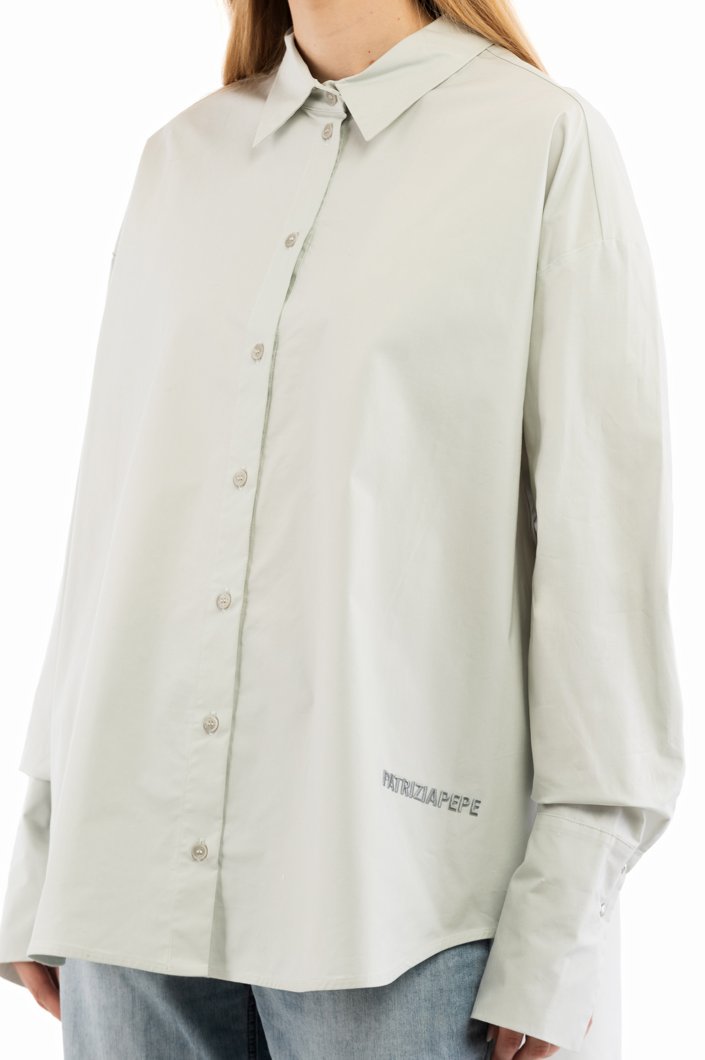 Patrizia Pepe Camicia metal grey
