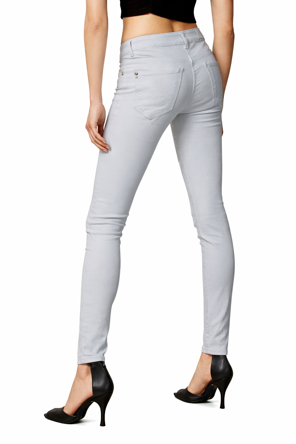Pantaloni skinny grigi