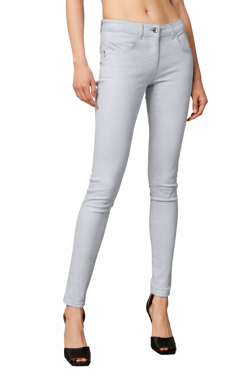Pantaloni skinny grigi
