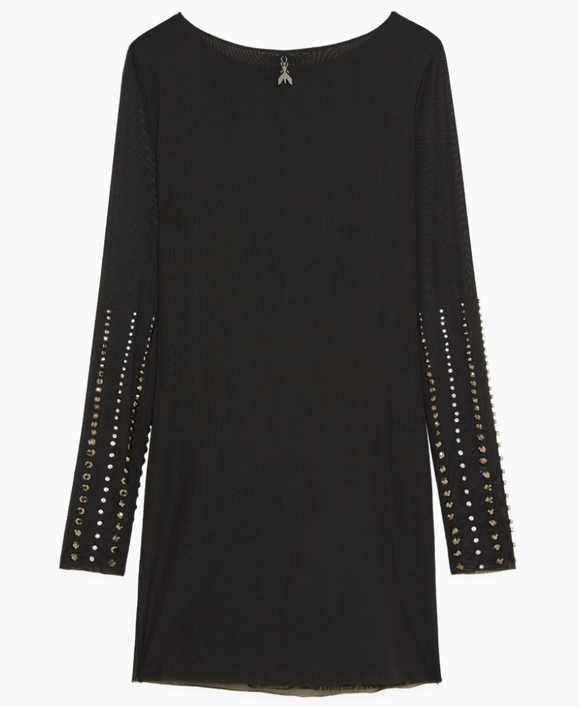 Abito tulle con strass