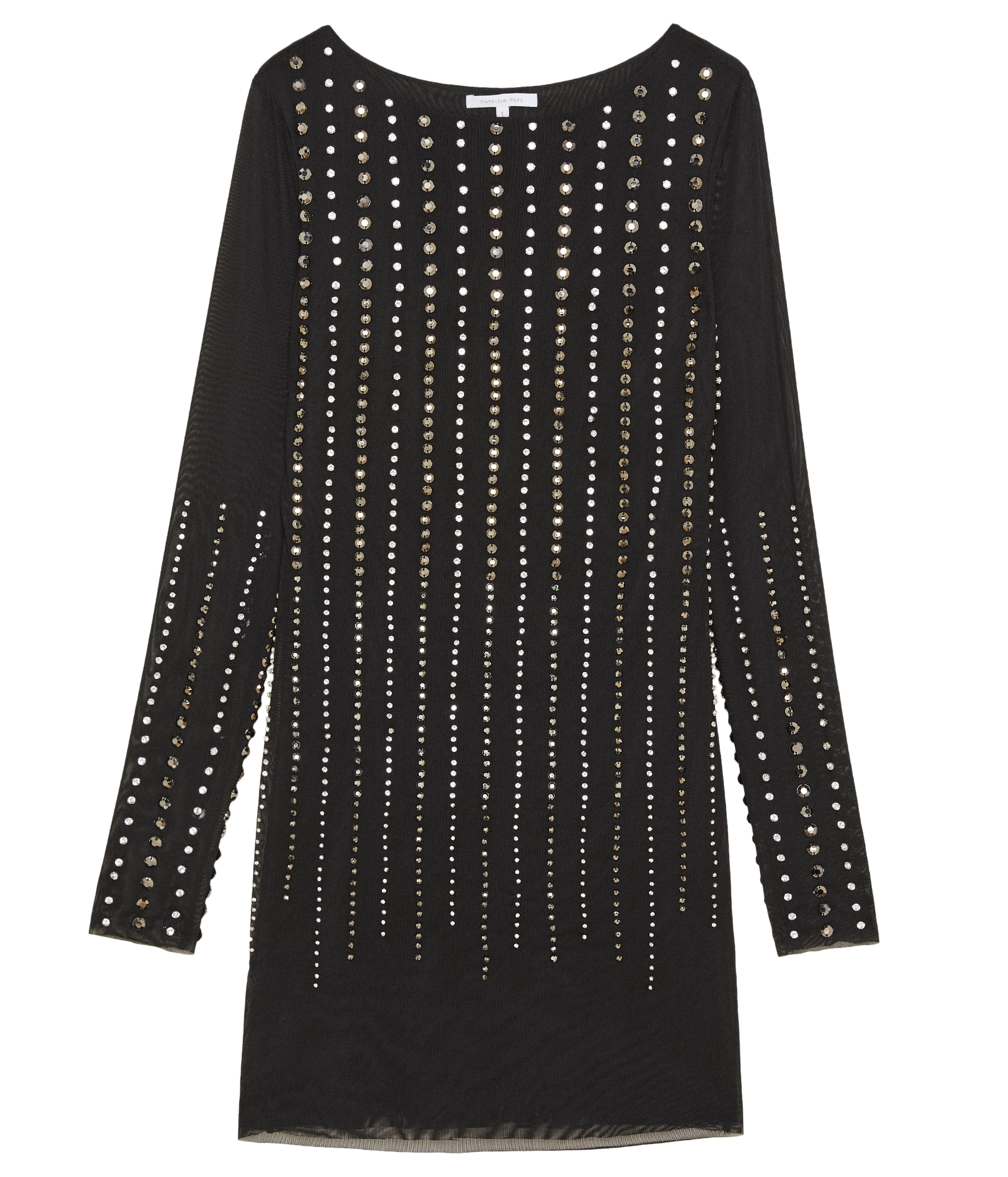 Patrizia Pepe Abito tulle con strass